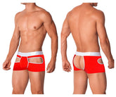 PPU 2104 Badehose mit offenem Rücken, Farbe Rot